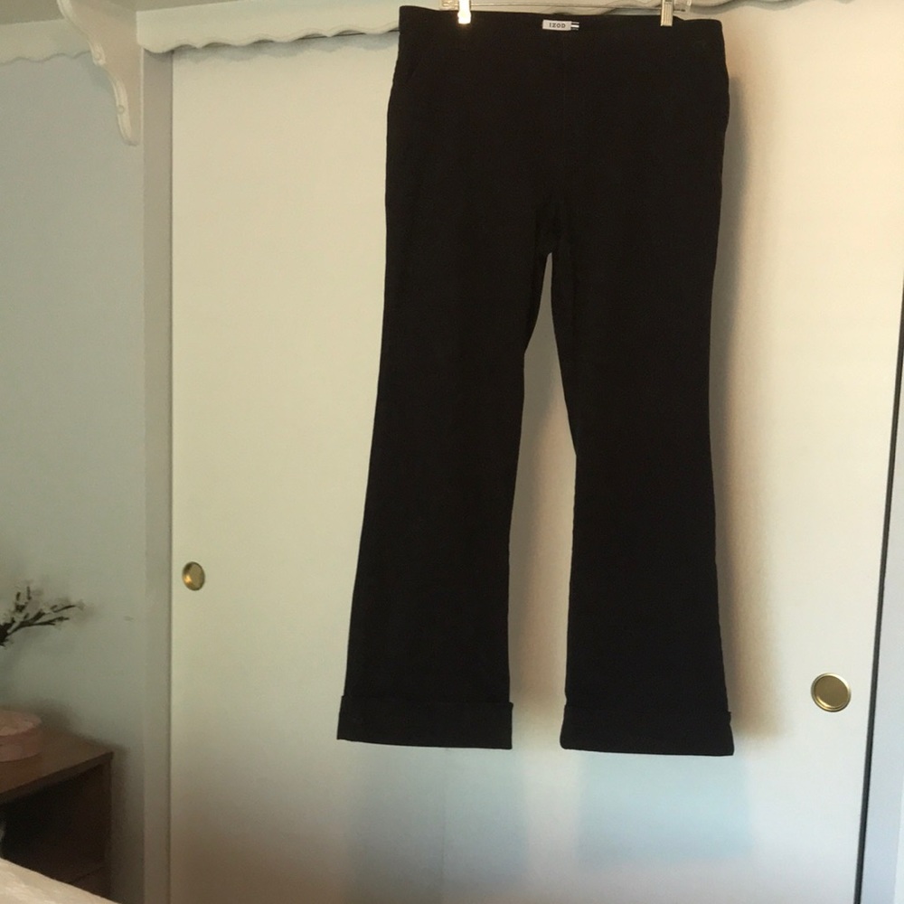 Vintage IZOD cuffed pants with side and back pockets